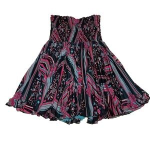 Boho Pleated Skirt